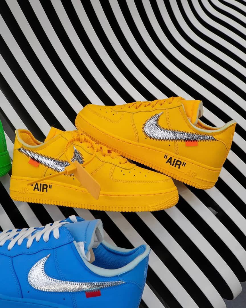 Nike Air force sneakers.