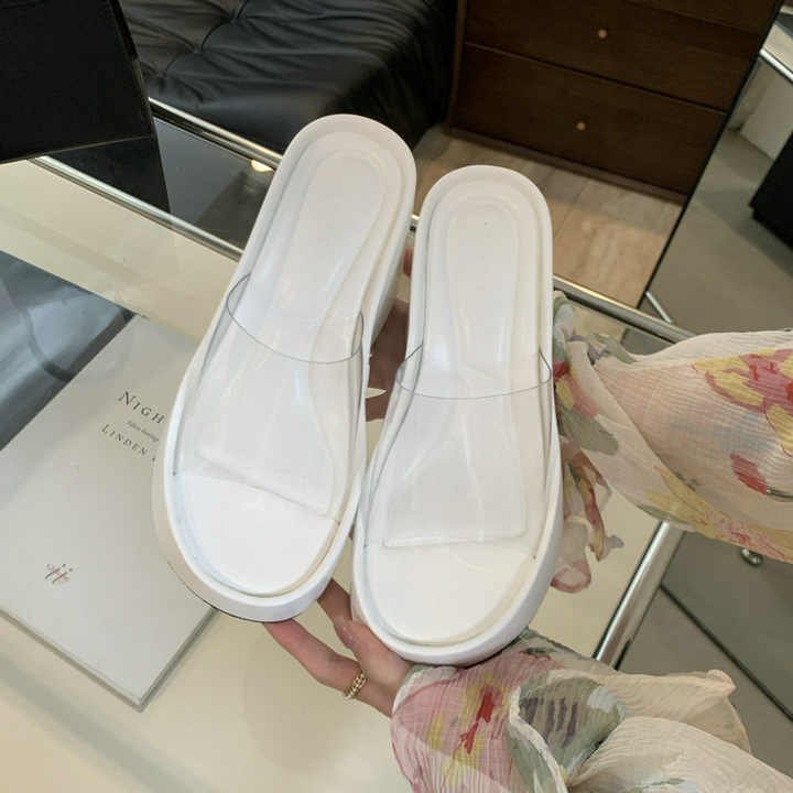 Transparent wedge shoes. - Image 3